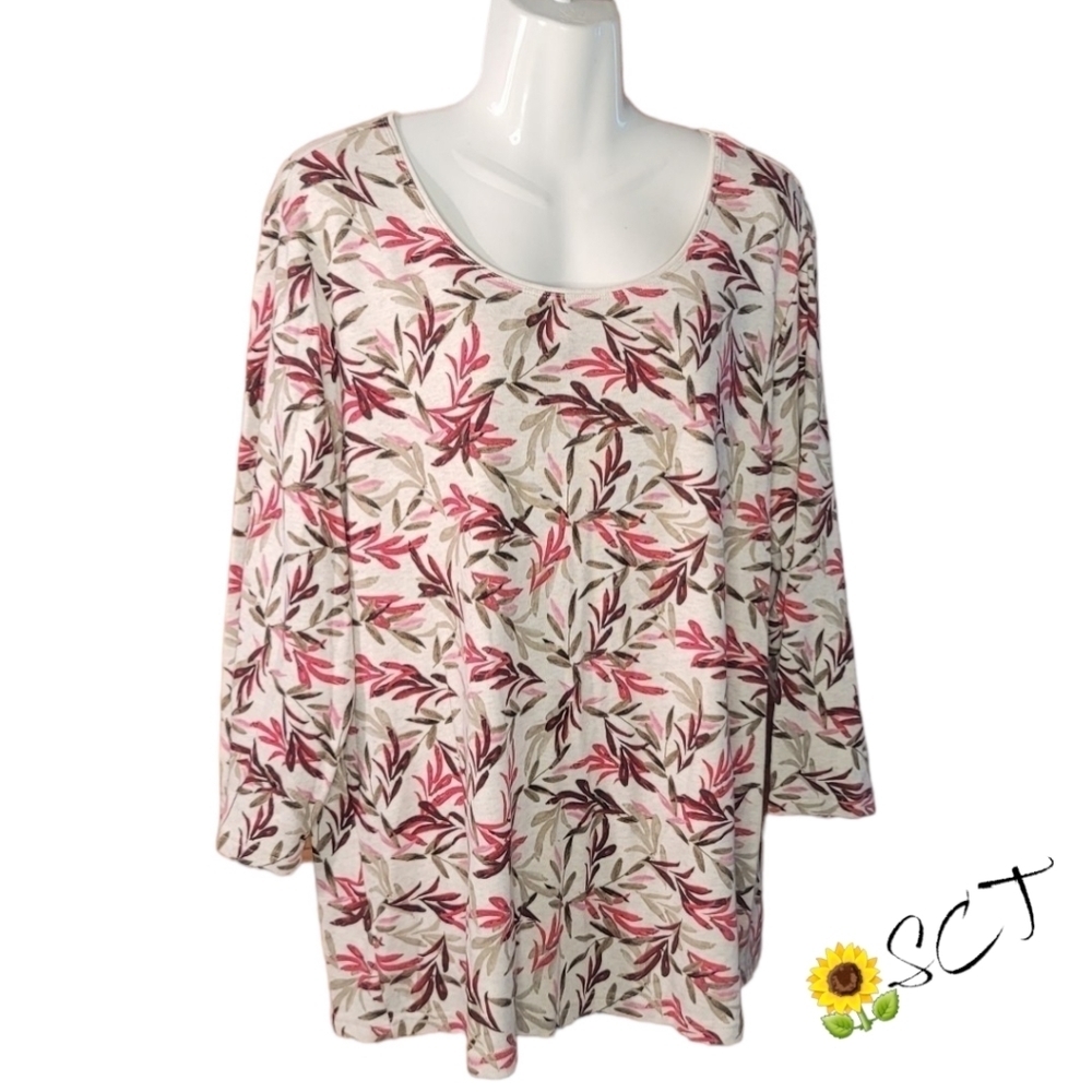 🌻 KAREN SCOTT - 2X Fall Longsleeve Top